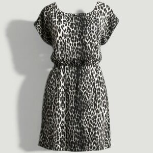 Speed Control New York Womens Dress Leopard Print  2X Mobwife Belted Pockets